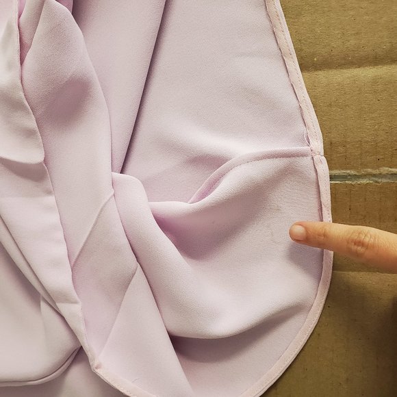 SoldE Vince Layered Vneck Crepe Blouse in Pink - Picture 10 of 14